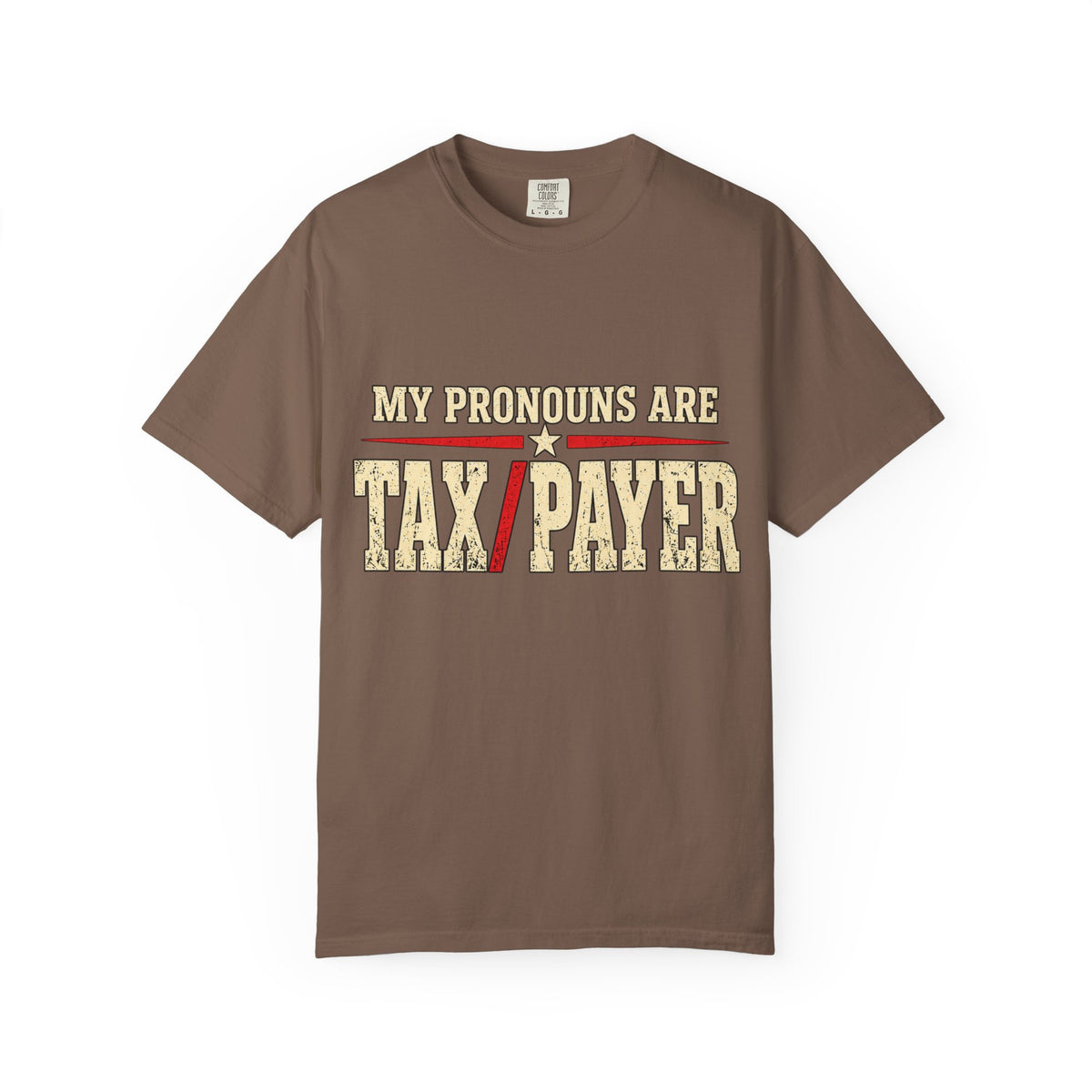 My Pronouns Are Tax Payer T-shirt | Political Statement Tee