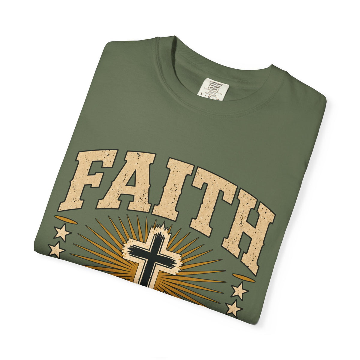 Faith Over Fear Vintage Christian T-Shirt