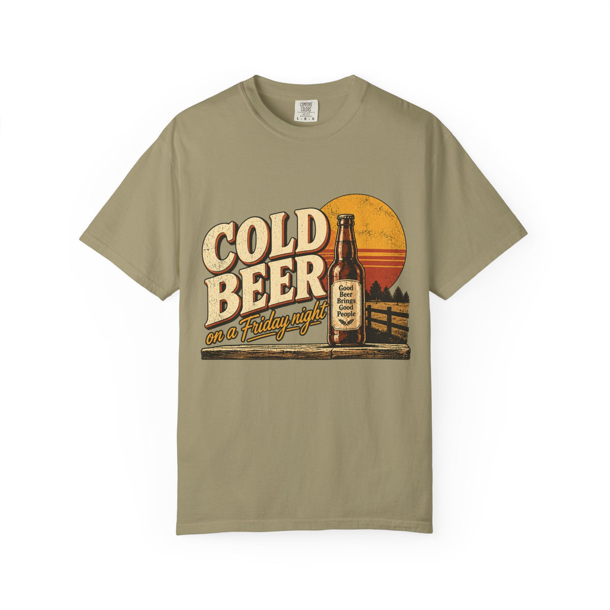Cold Beer on a Friday Night Vintage T-Shirt