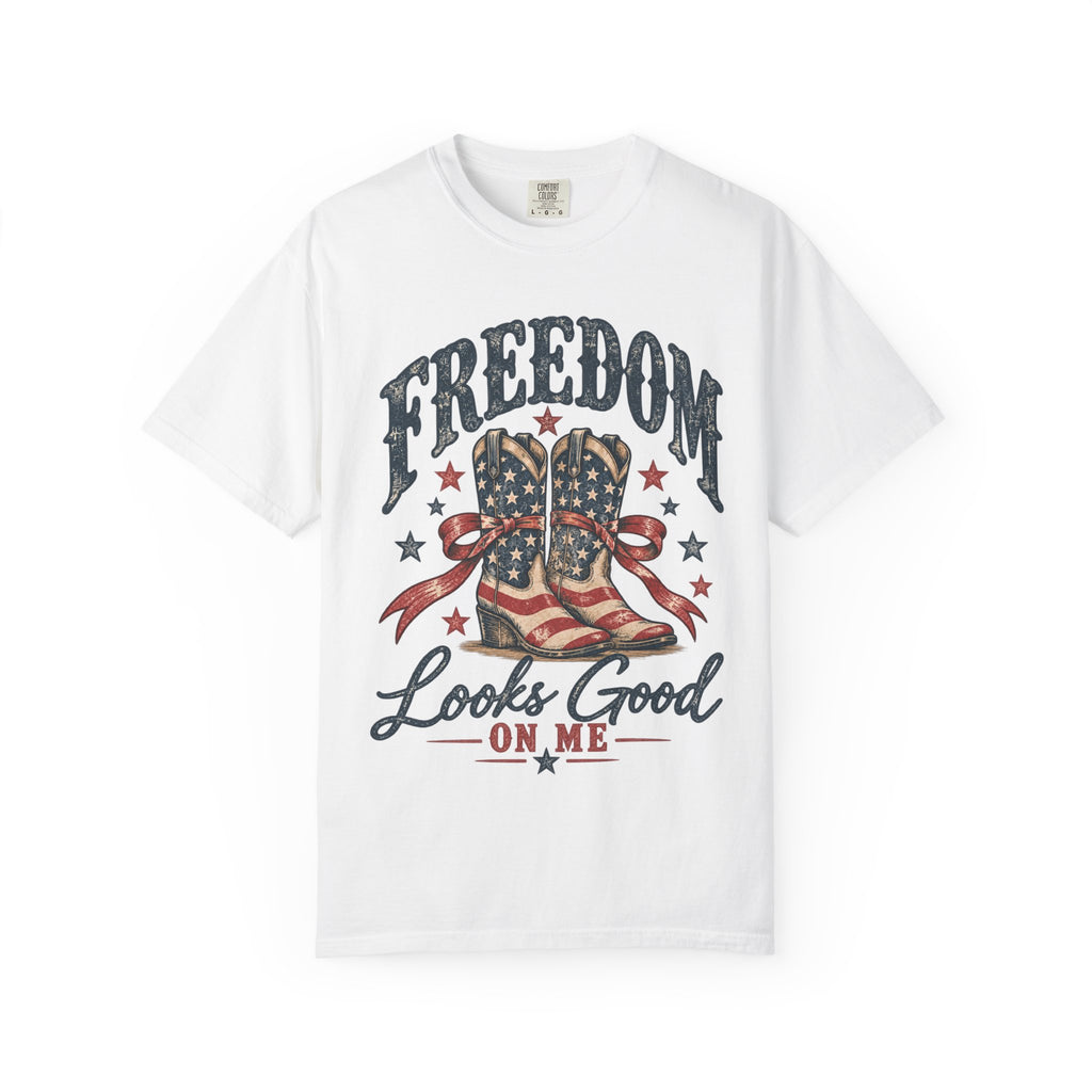 Freedom Looks Good on Me Western T-Shirt
