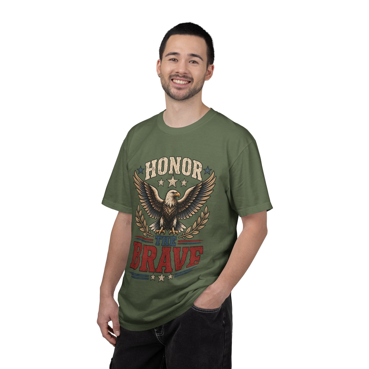 Honor the Brave Vintage Eagle T-Shirt