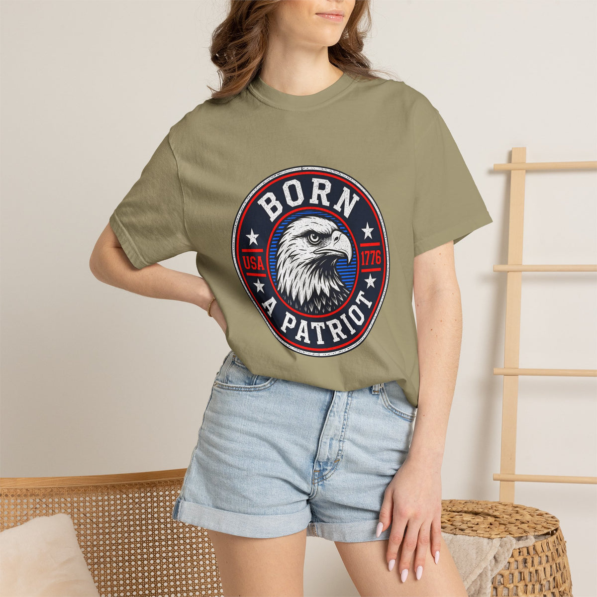 Born a Patriot Vintage Eagle T-Shirt