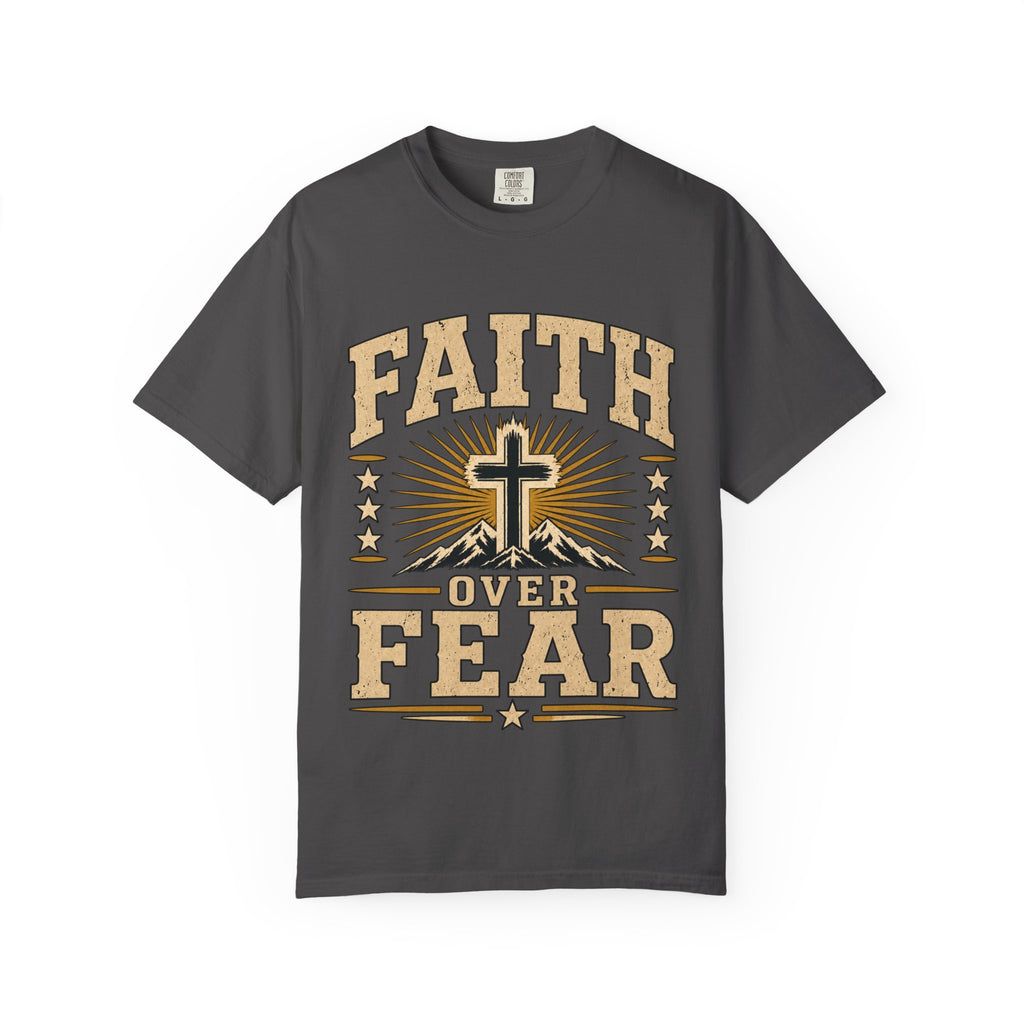 Faith Over Fear Vintage Christian T-Shirt