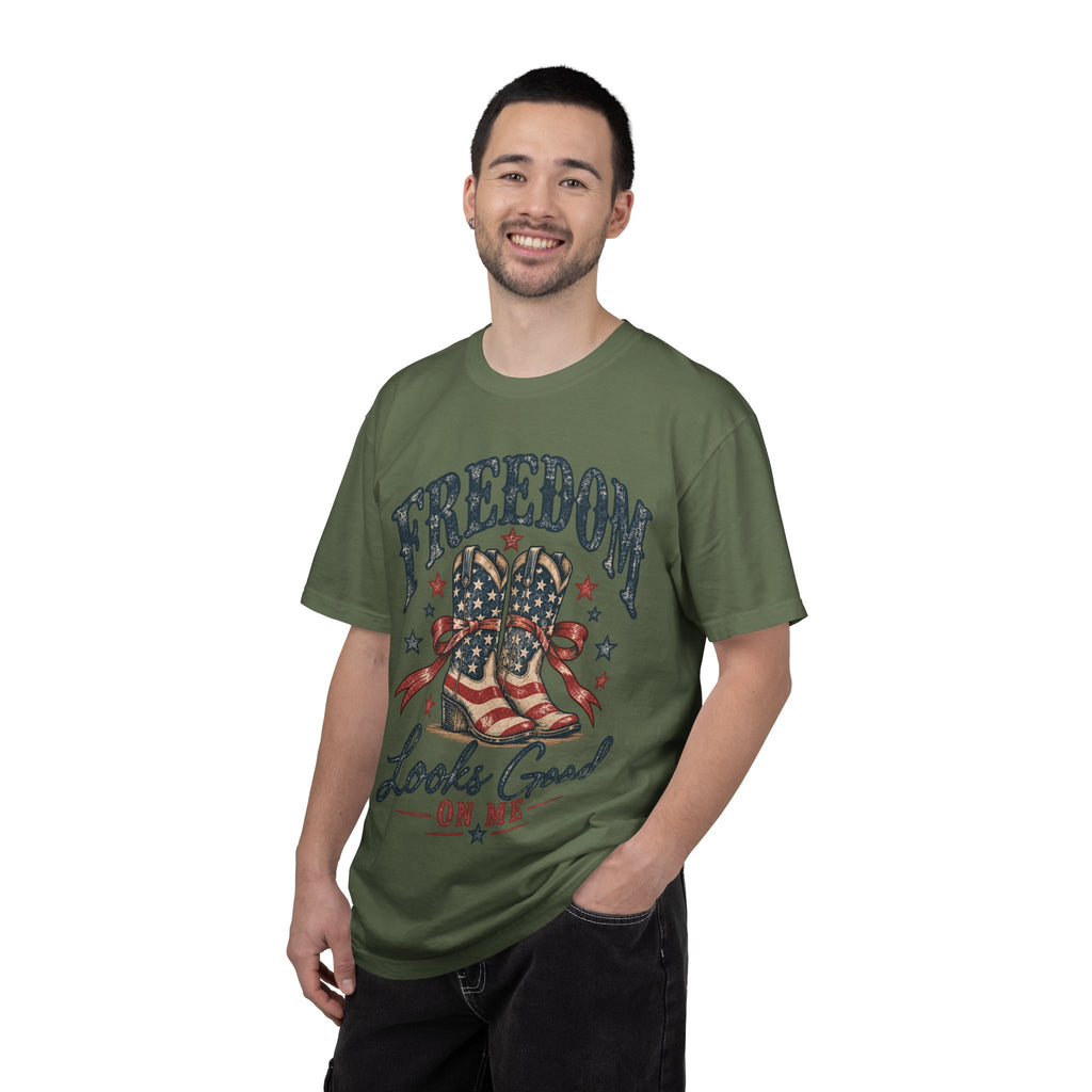 Freedom Looks Good on Me Western T-Shirt