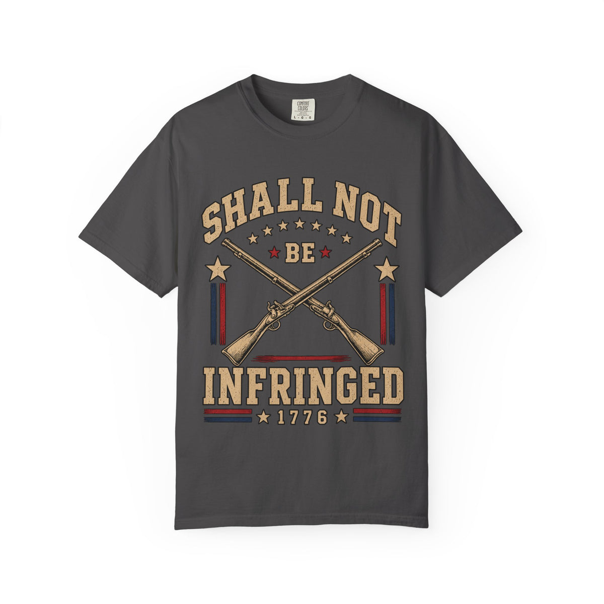 Shall Not Be Infringed 1776, Rifle Crossed Graphic T-Shirt