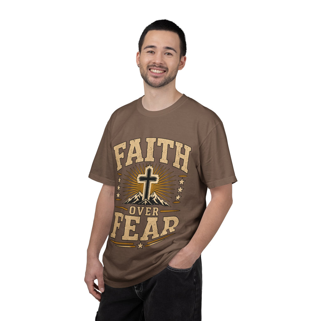 Faith Over Fear Vintage Christian T-Shirt