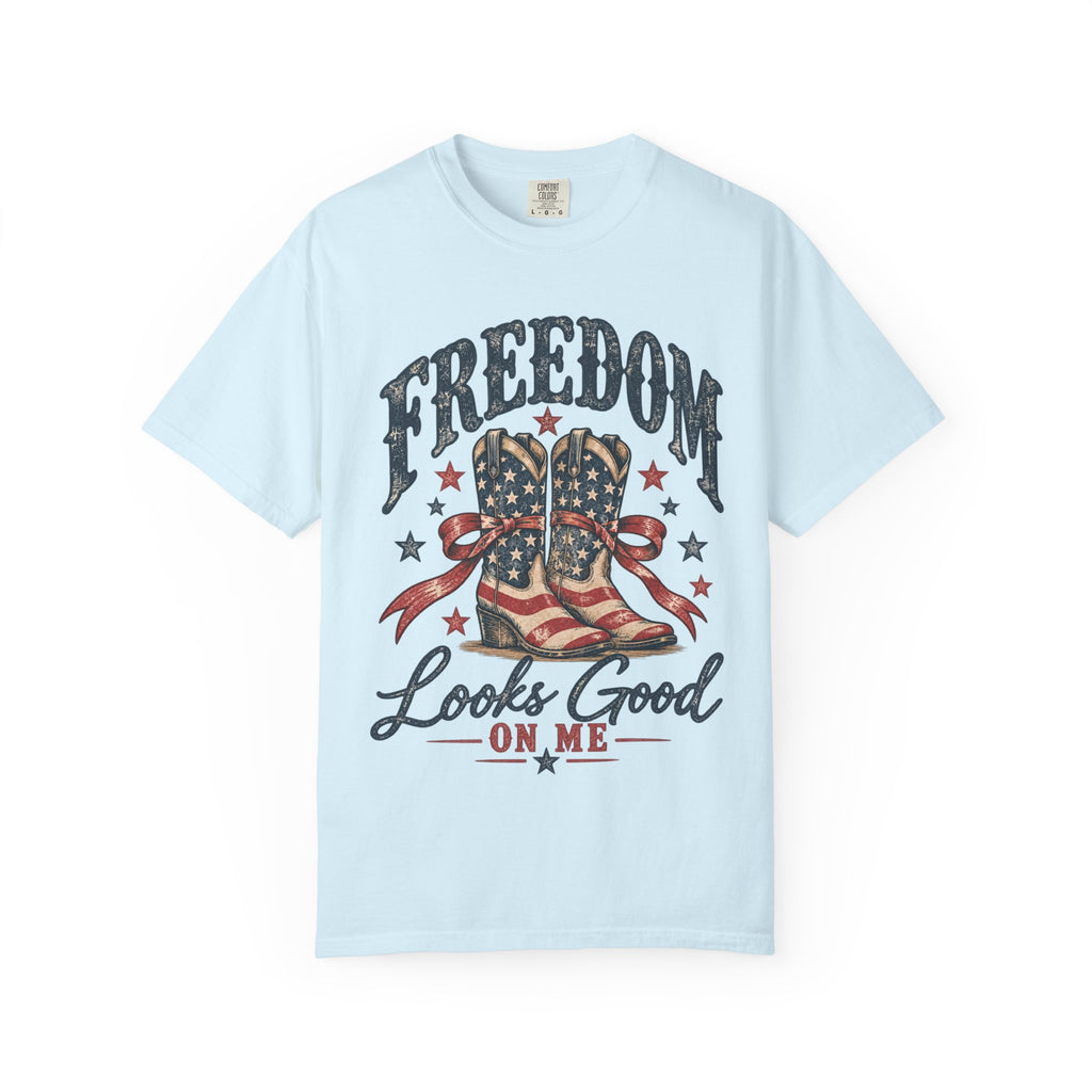 Freedom Looks Good on Me Western T-Shirt