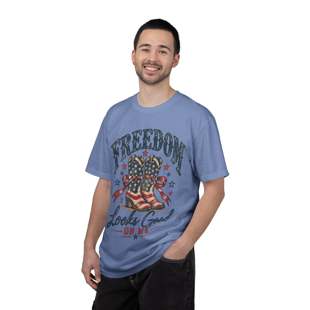 Freedom Looks Good on Me Western T-Shirt
