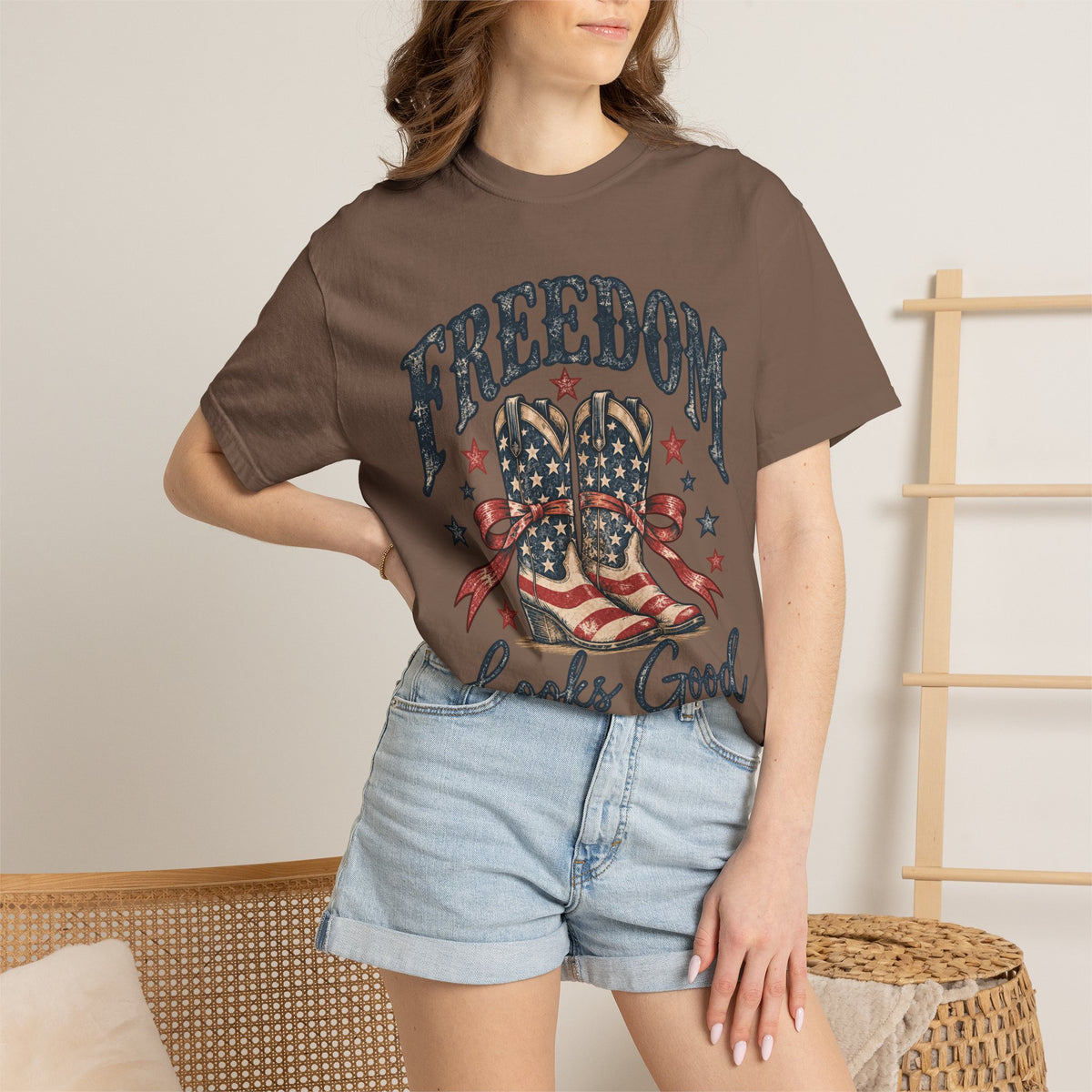 Freedom Looks Good on Me Western T-Shirt
