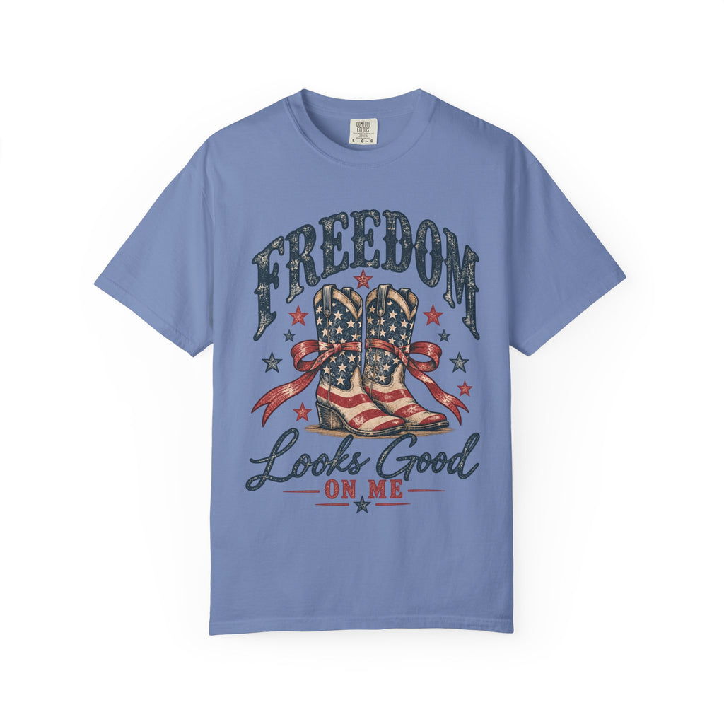 Freedom Looks Good on Me Western T-Shirt