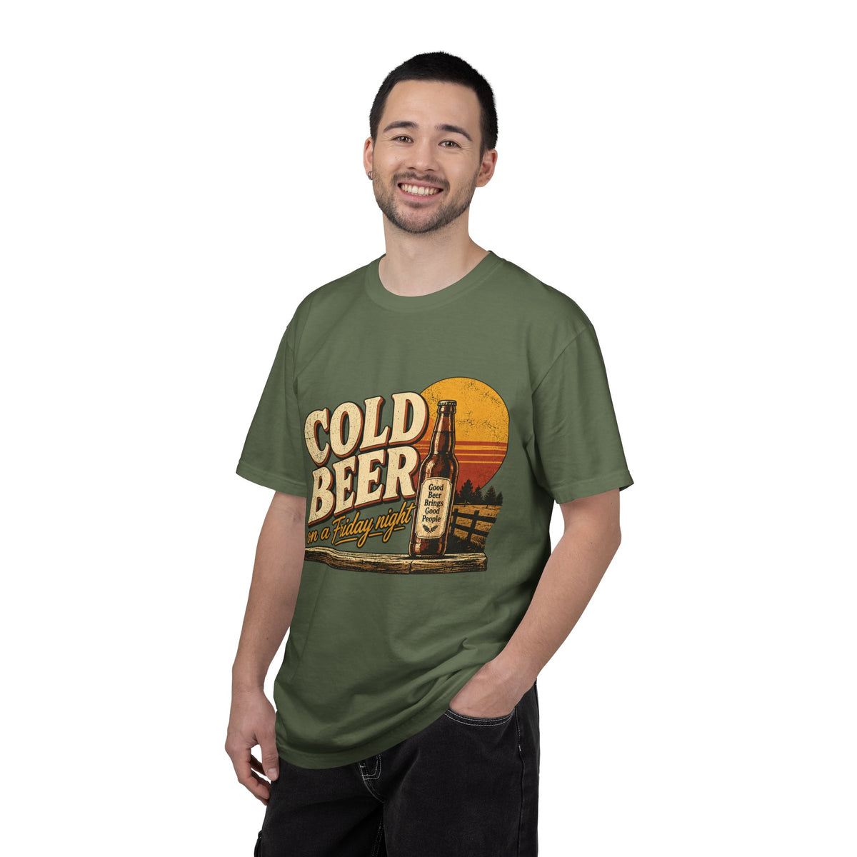 Cold Beer on a Friday Night Vintage T-Shirt