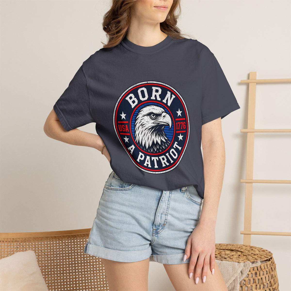 Born a Patriot Vintage Eagle T-Shirt