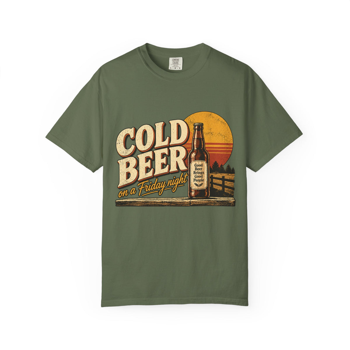 Cold Beer on a Friday Night Vintage T-Shirt