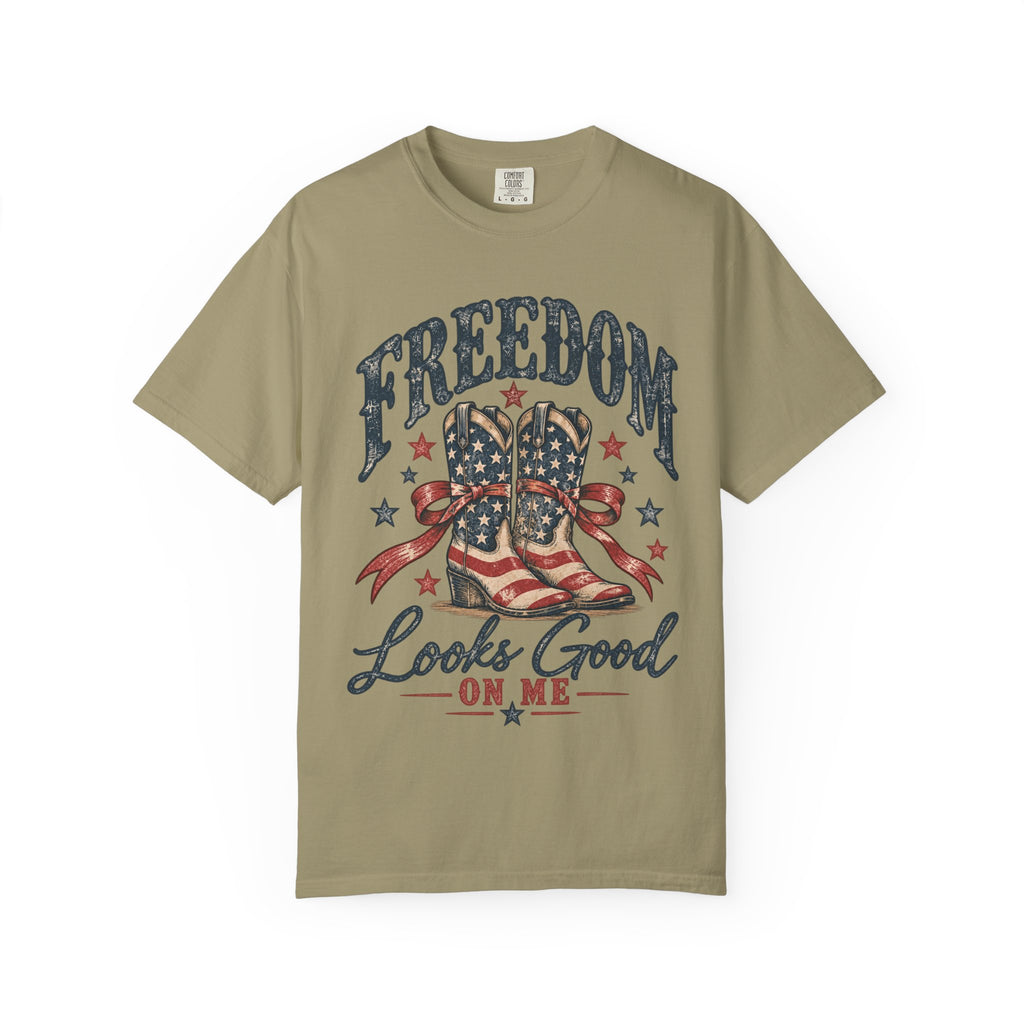 Freedom Looks Good on Me Western T-Shirt
