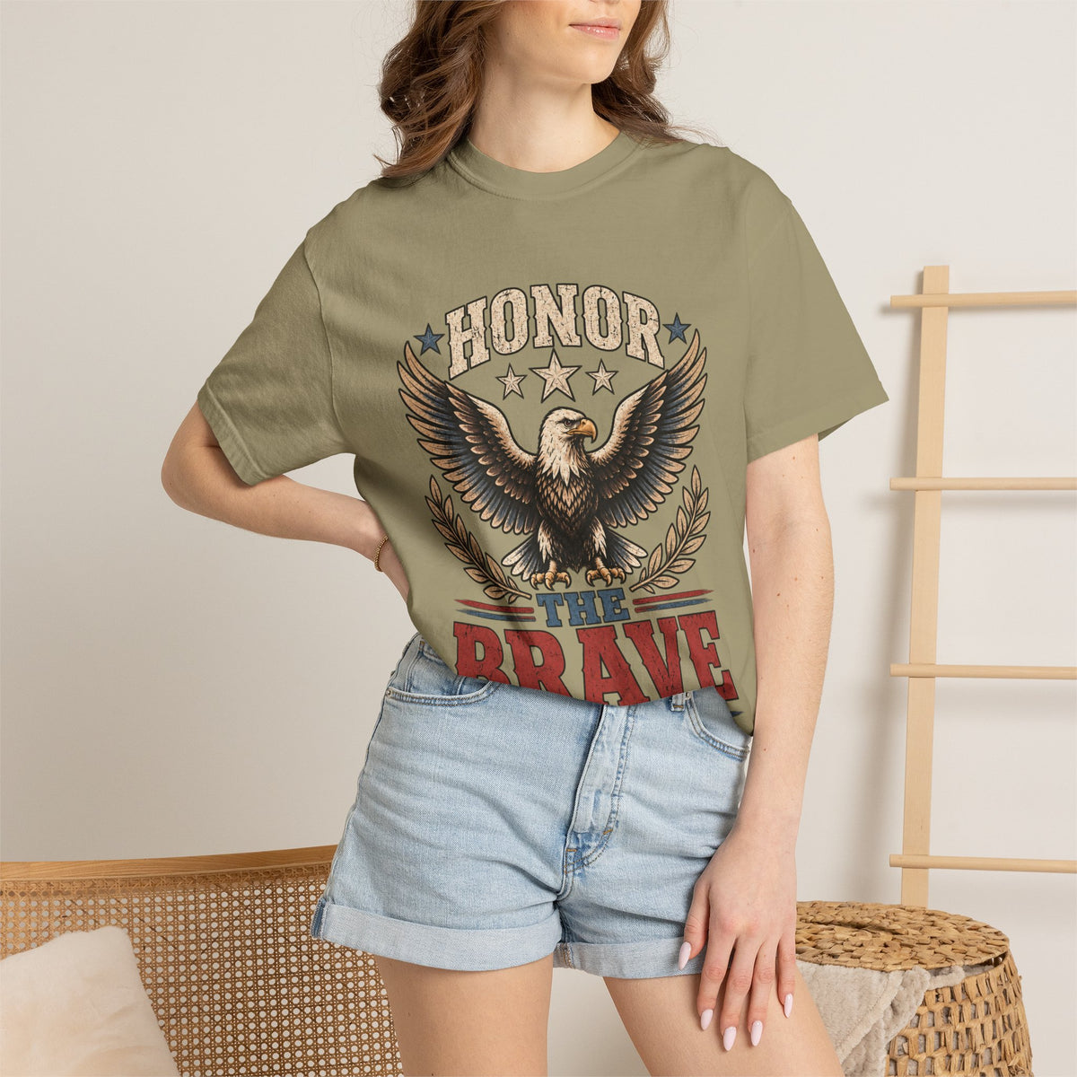 Honor the Brave Vintage Eagle T-Shirt