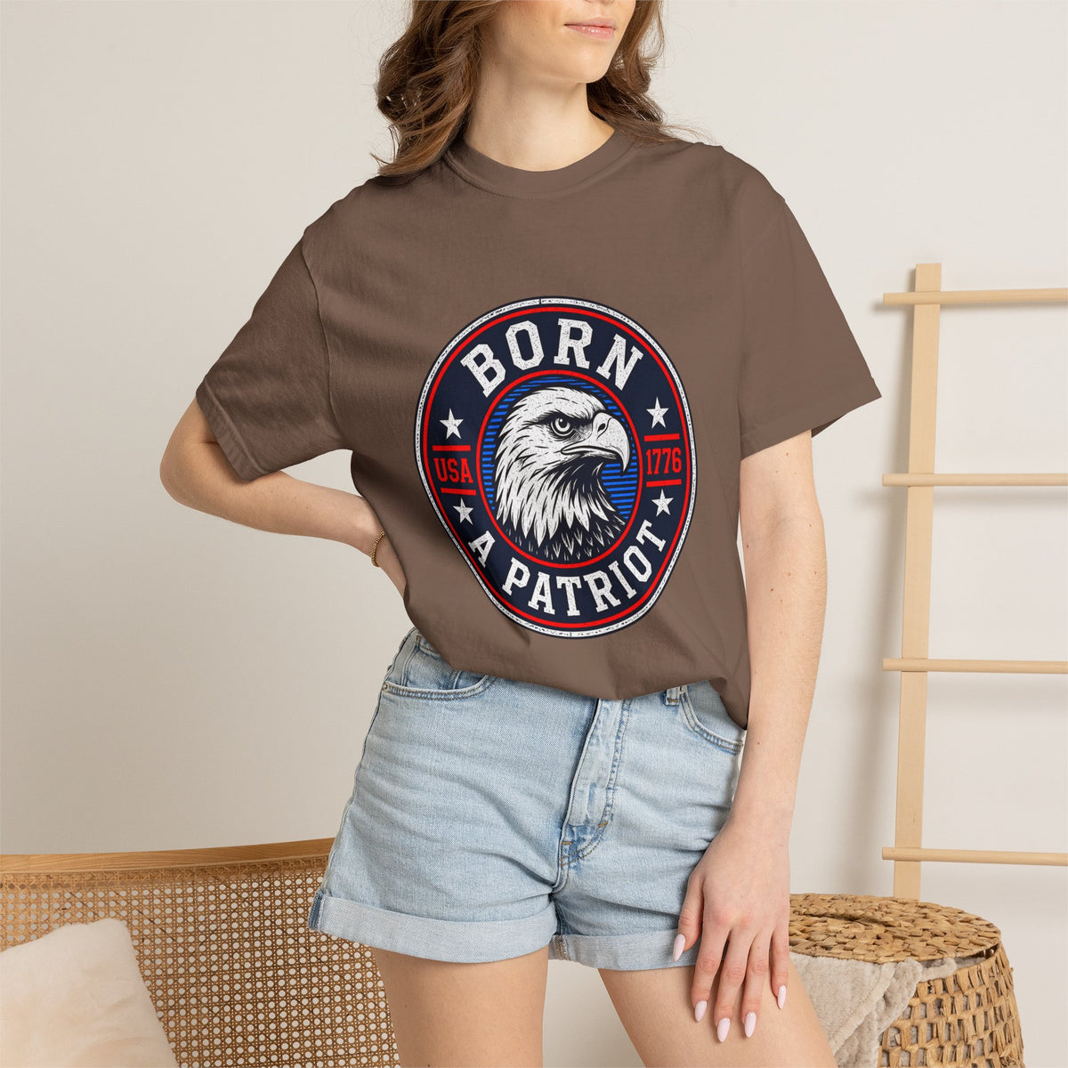 Born a Patriot Vintage Eagle T-Shirt