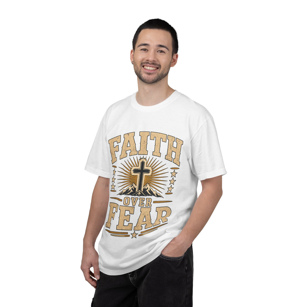 Faith Over Fear Vintage Christian T-Shirt
