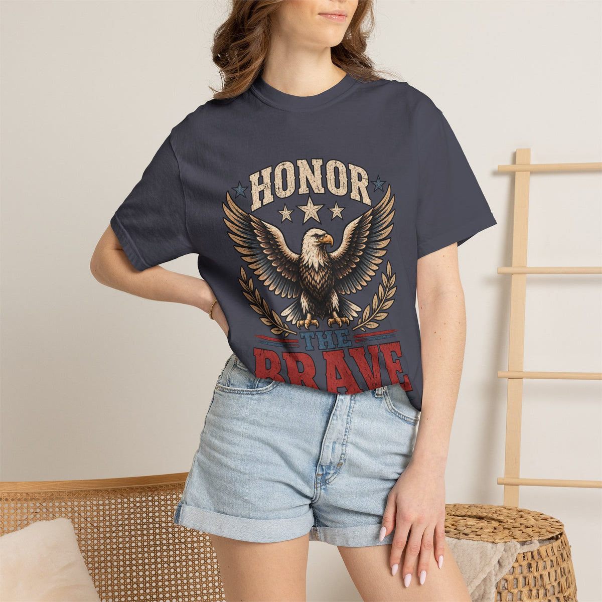 Honor the Brave Vintage Eagle T-Shirt