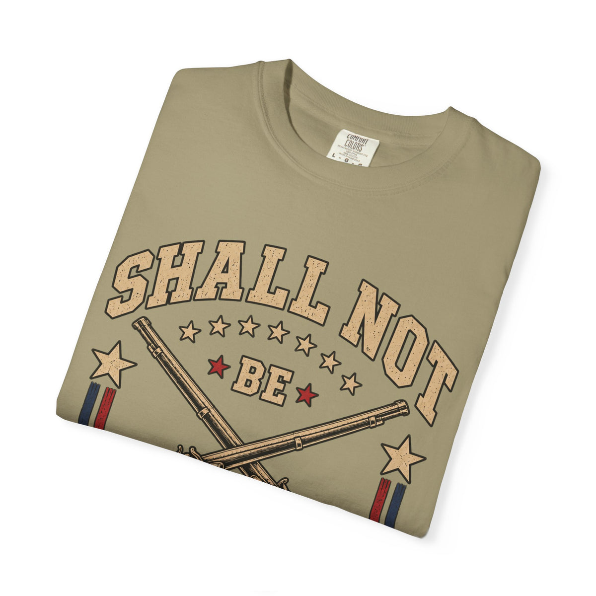 Shall Not Be Infringed 1776, Rifle Crossed Graphic T-Shirt