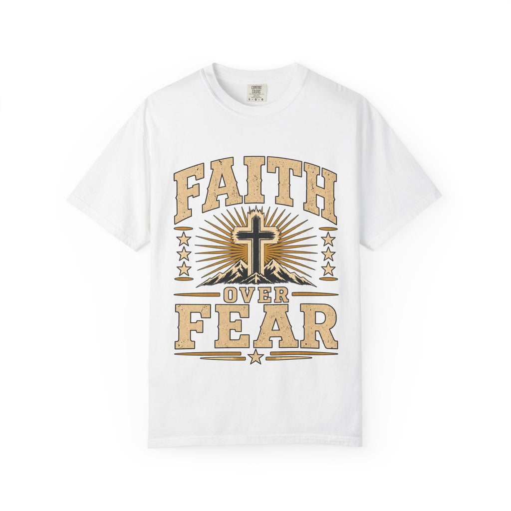 Faith Over Fear Vintage Christian T-Shirt