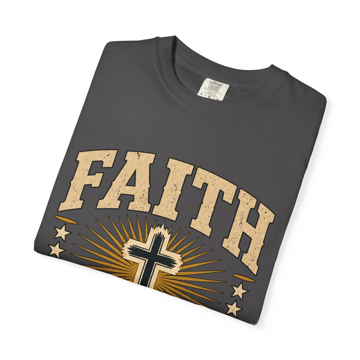 Faith Over Fear Vintage Christian T-Shirt