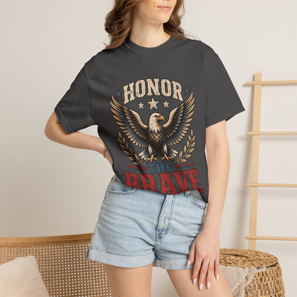 Honor the Brave Vintage Eagle T-Shirt